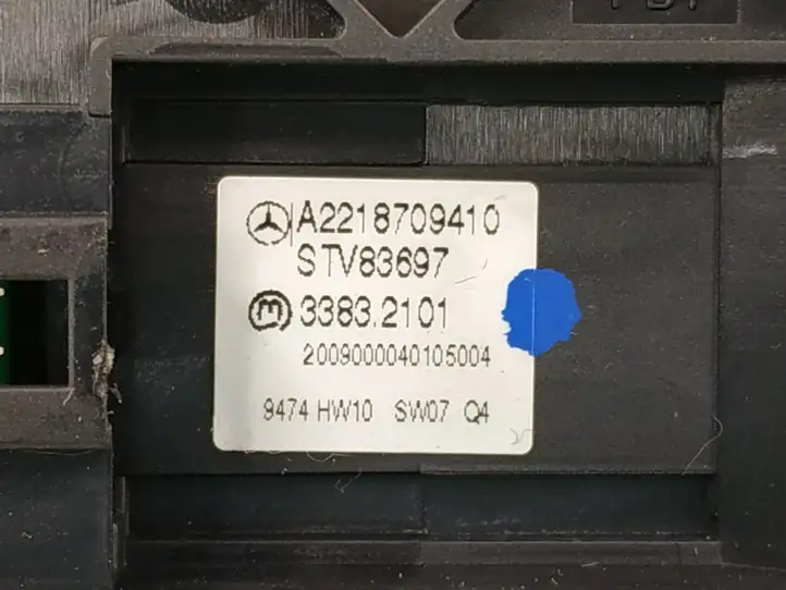 Mercedes-Benz S W221 (2005 - 2013) Кнопка стеклоподъемников — фото 5
