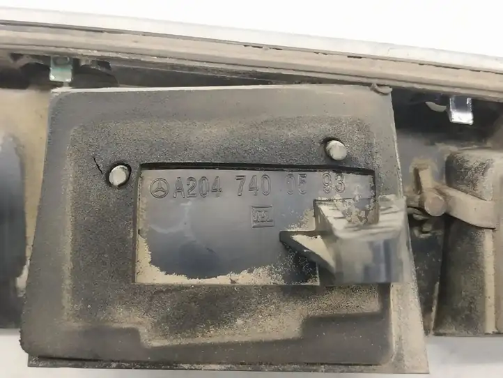 Mercedes-Benz C W204 (2007 - 2014) Подсветка номера — фото 4