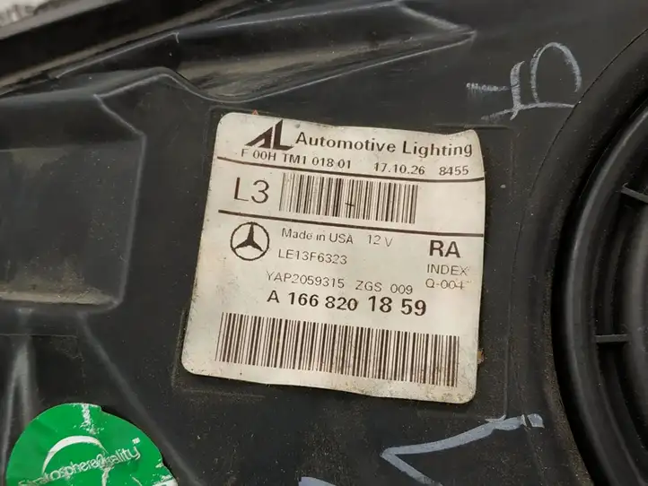 Mercedes-Benz GLE W166/C292 (2015 - 2019) Передняя фара — фото 8