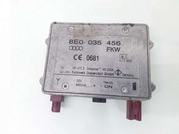 8E0035456 Audi A4 S4 B6 8E 8H Antenos stiprintuvas