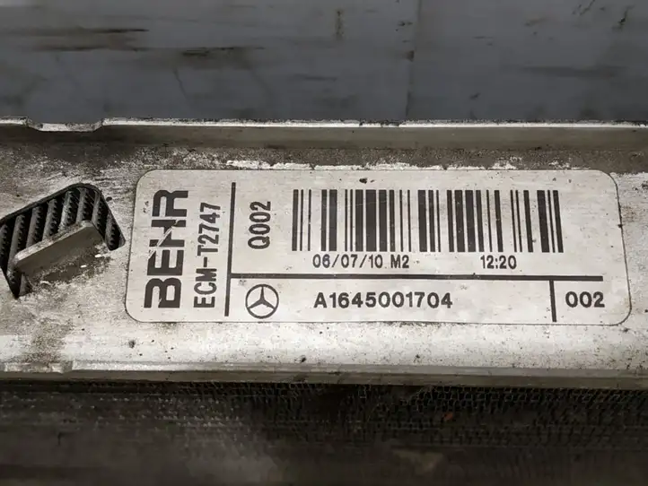 Mercedes-Benz ML W164 (2005 - 2011) Радиатор охлаждающей жидкости двигателя — фото 6