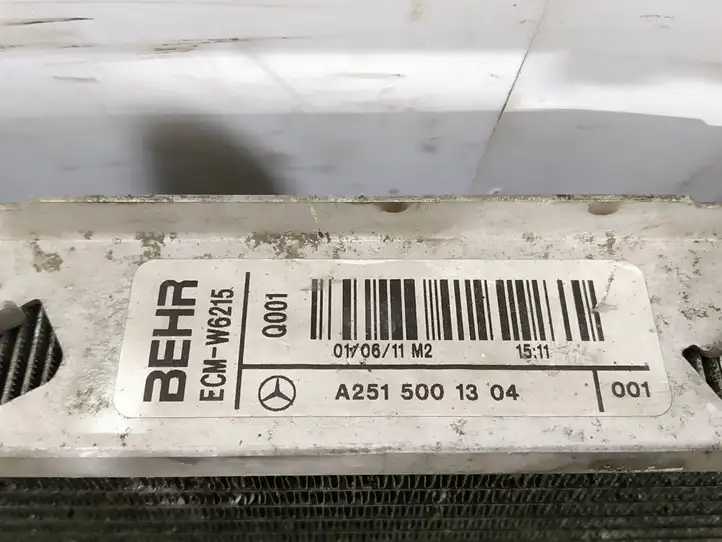Mercedes-Benz ML W164 (2005 - 2011) Радиатор охлаждающей жидкости двигателя — фото 7