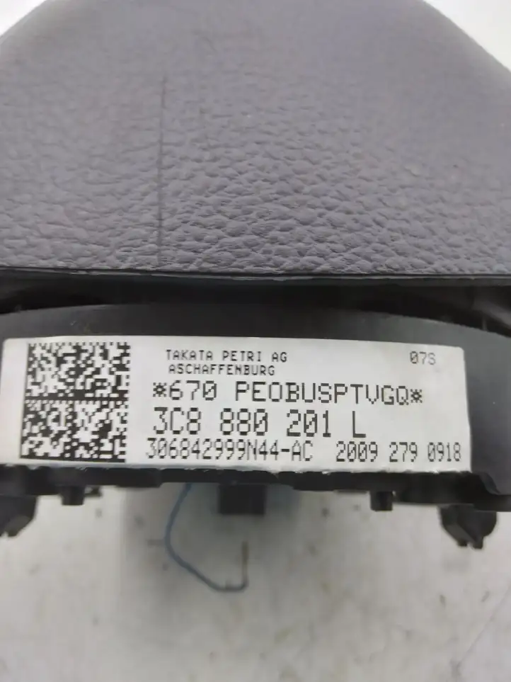 Volkswagen PASSAT CC (2008 - 2012) 3C8880201L Подушка безопасности руля — фото 3