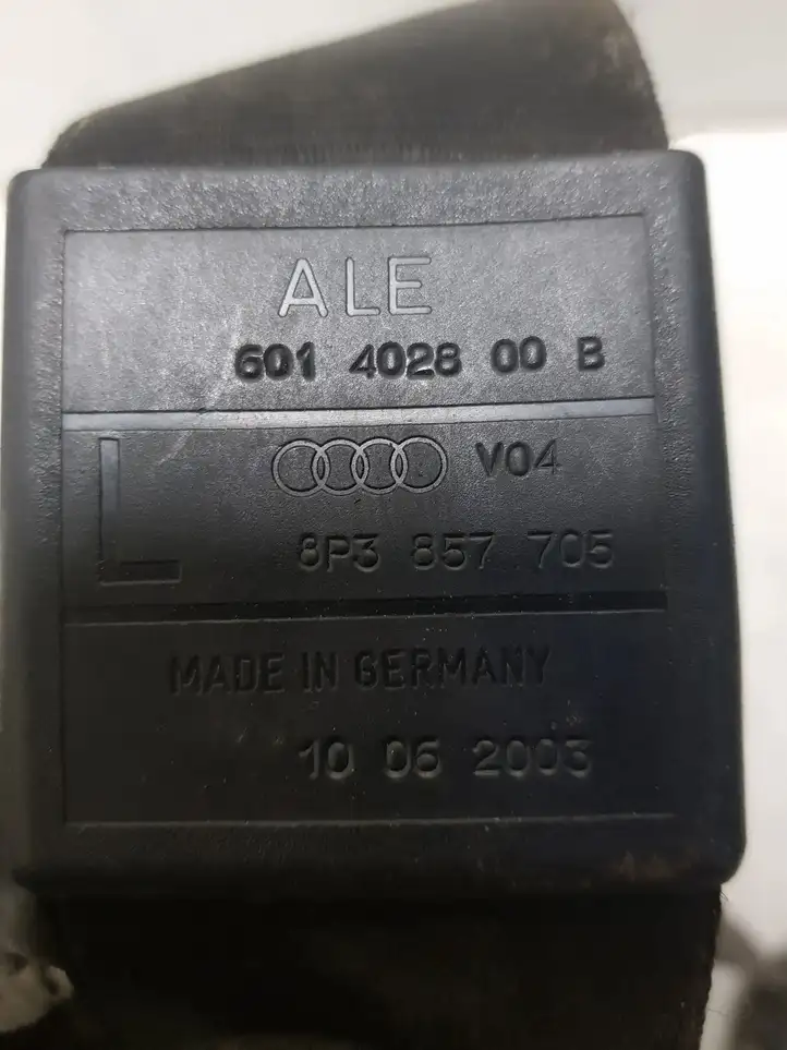 Audi A3/S3 8P (2004 - 2008) 8P3857705 Передний ремень безопасности — фото 4