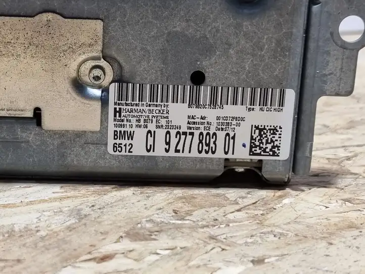 BMW 3 F30 F35 F31 (2012 - 2018) 9277893 Магнитола / мультимедийная система — фото 11