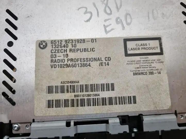 BMW 3 E90 E91 (2005 - 2012) 9231928 Магнитола / мультимедийная система — фото 6