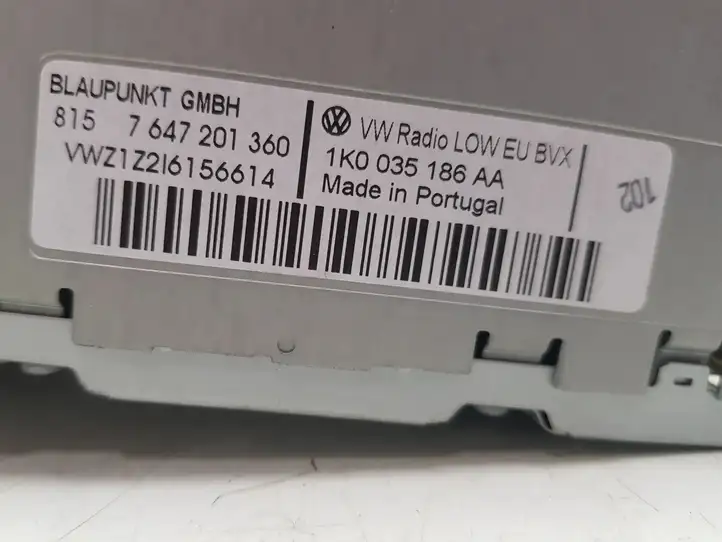 Volkswagen Touran I (2003 - 2010) 1K0035186AA Магнитола / мультимедийная система — фото 3