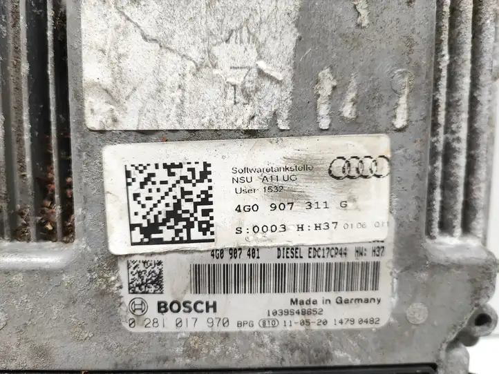 Audi A6 C7 (2011 - 2014) 4G0907311G Блок управления двигателем (ЭБУ) — фото 2