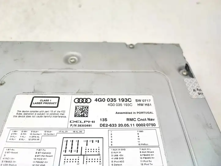 Audi A6 C7 (2011 - 2014) 4G0035193C Магнитола / мультимедийная система — фото 2