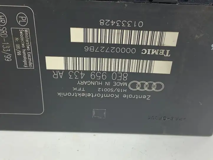 Audi A4 S4 B6 8E 8H (2000 - 2006) 8E0959433AR Модуль комфорта — фото 4