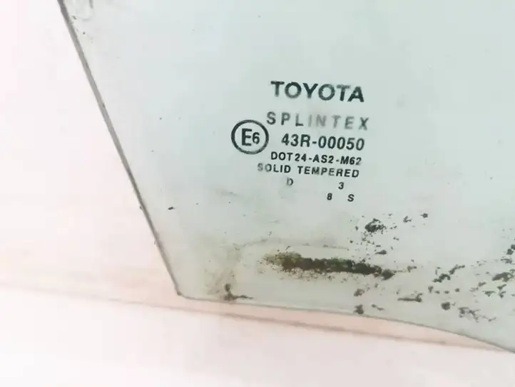 Toyota Avensis T250 (2003 - 2006) Стекло передней двери — фото 2