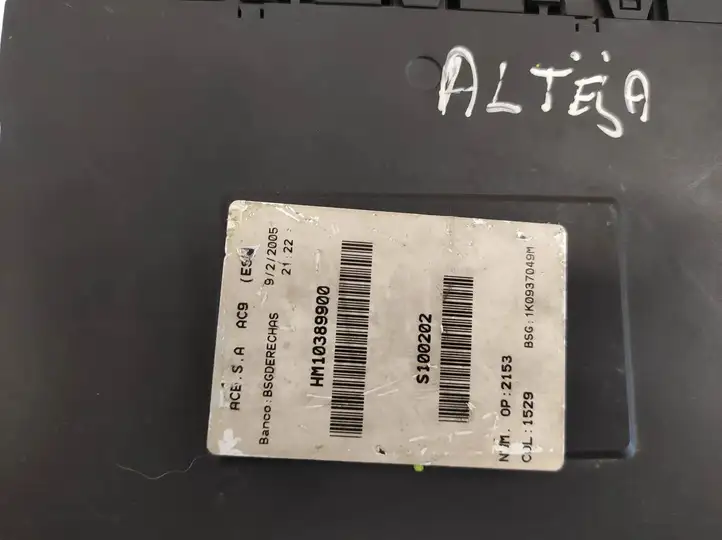 Seat Altea (2004 - 2009) 1K0937049M Модуль комфорта — фото 4