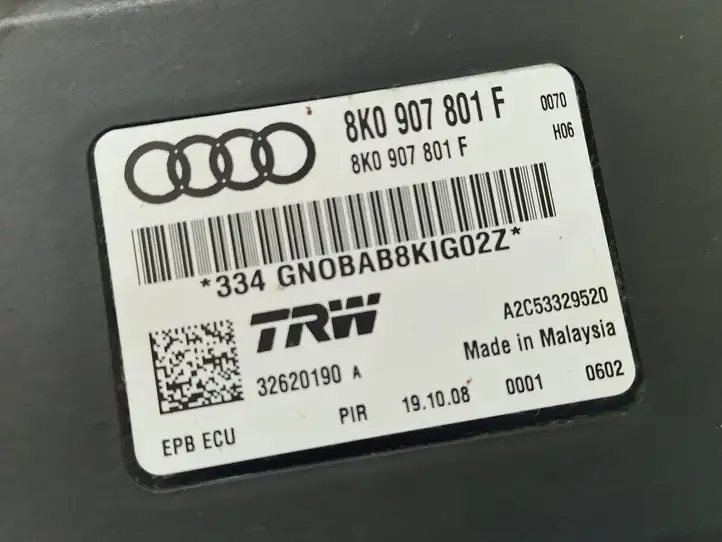 Audi A4 S4 B8 8K (2007 - 2011) 8K0907801F Блок управления стояночным тормозом — фото 4