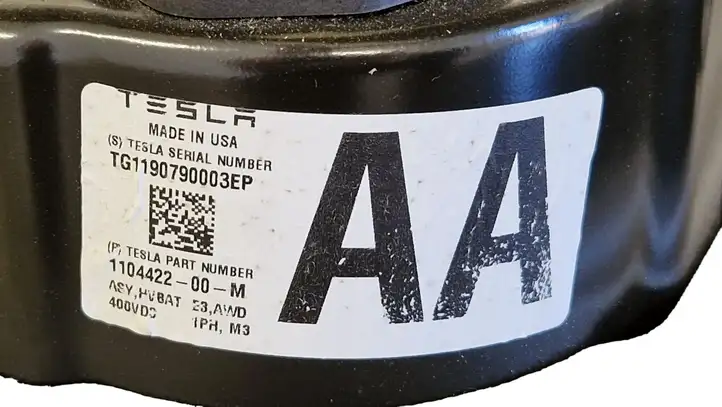 Tesla Model 3 (2017 - 2023) TG1190790003EP Аккумулятор гибридного / электрического автомобиля — фото 14