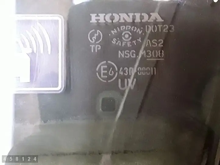 Honda FR-V (2004 - 2009) e643r00011 Стекло передней двери — фото 3