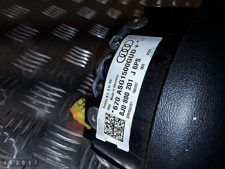 Audi TT TTS Mk2 (2006 - 2010) 8J0880201J Подушка безопасности руля — фото 4