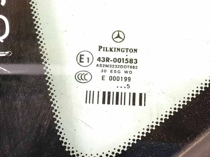 Mercedes-Benz A W169 (2004 - 2012) 1696700312 Заднее боковое стекло — фото 2