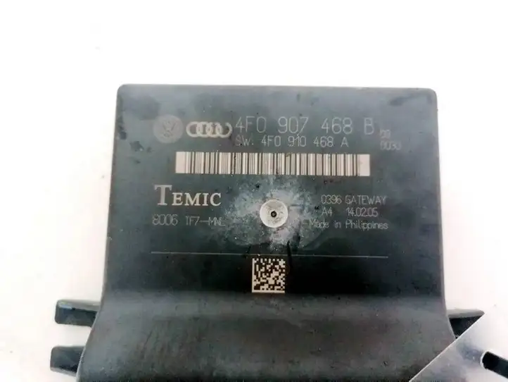 Audi A6 S6 C6 4F (2004 - 2008) 4F0907468B Прочие блоки управления — фото 3