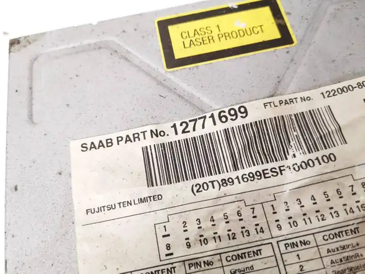 Saab 9-5 (2006 - 2010) 12771699 Магнитола / мультимедийная система — фото 2