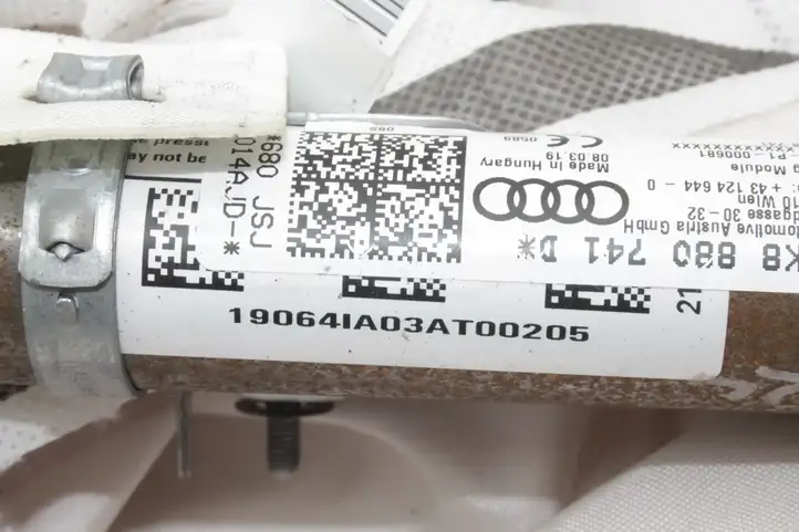Audi A7 S7 4K8 (2018 - ) 4K8880741D Боковая подушка безопасности шторка — фото 6