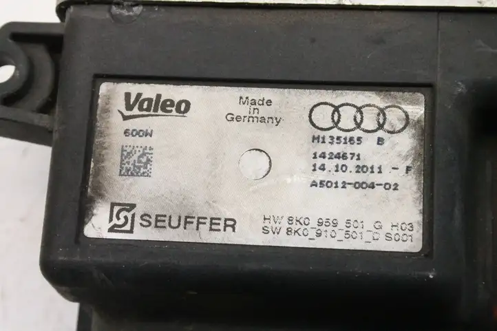 Audi A6 C7 (2011 - 2014) 8K0959501G Реле вентилятора охлаждения — фото 6
