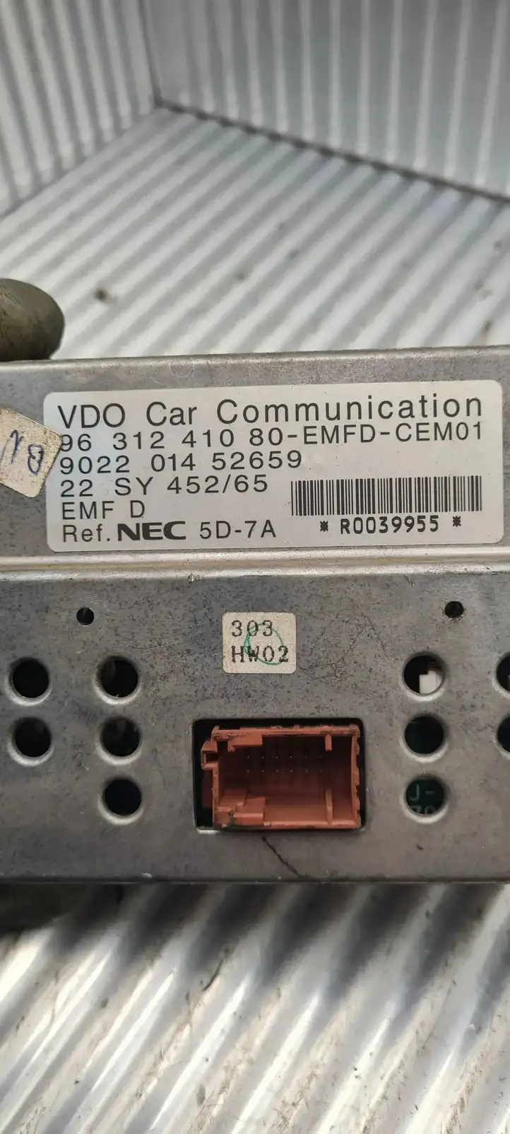 Peugeot 607 (2000 - 2004) R0039955 Магнитола / мультимедийная система — фото 2