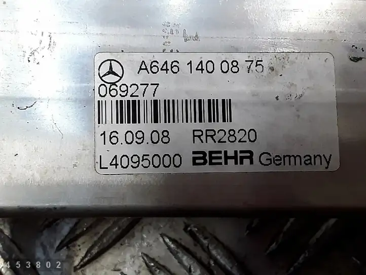 Mercedes-Benz CLC CL 203 (2008 - 2011) a6461400875 Охладитель клапана EGR — фото 5