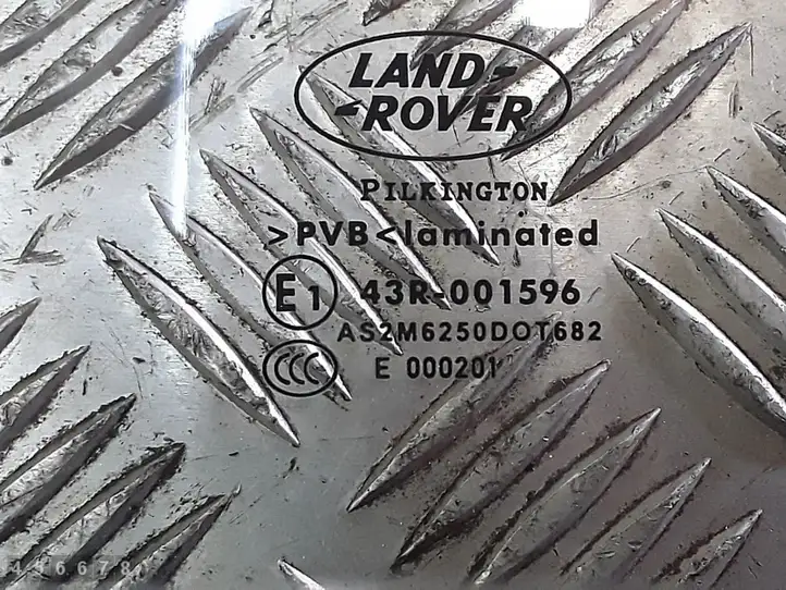 Land Rover Range Rover L322 (2005 - 2009) e143r001596 Стекло передней двери — фото 2