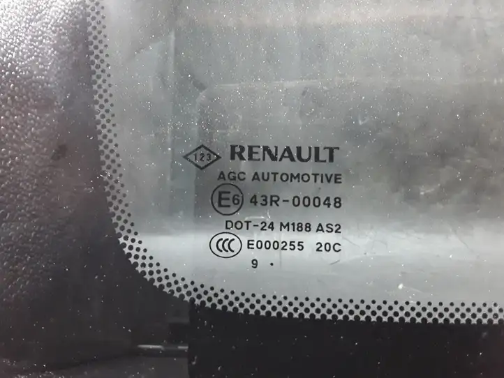 Renault Scenic III - Grand scenic III (2009 - 2016) E643R00048 Заднее боковое стекло — фото 2