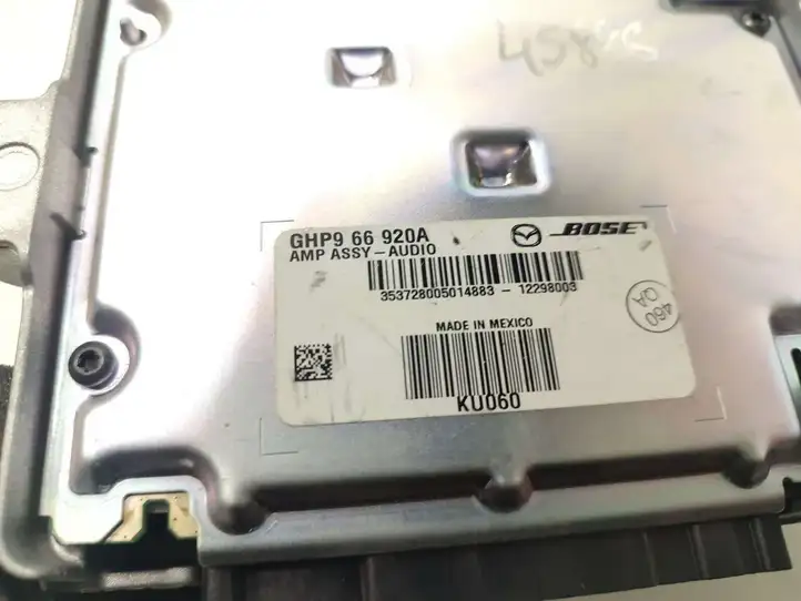 Mazda 6 (2012 - 2015) GHP966920A Усилитель звука — фото 6