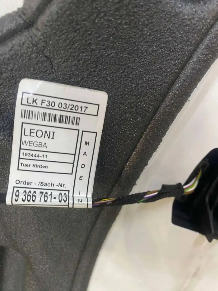 BMW 3 F30 F35 F31 (2012 - 2018) 936676103 Проводка задней двери — фото 5