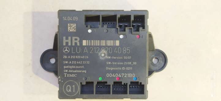 Mercedes-Benz E W212 (2009 - 2016)  A2128204085 Блок управления дверью