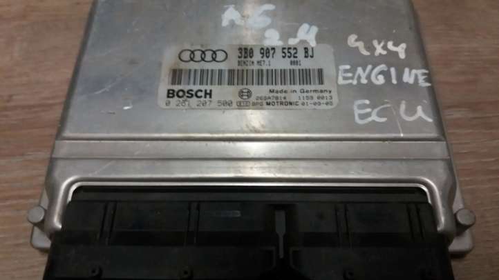 0261207500 Audi A6 S6 C5 4B Galios (ECU) modulis