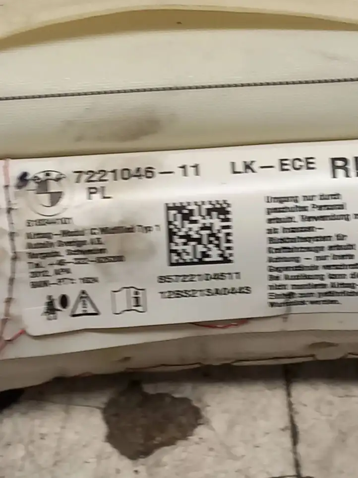 BMW 3 F30 F35 F31 (2012 - 2018) 7221046 Боковая подушка безопасности шторка — фото 2