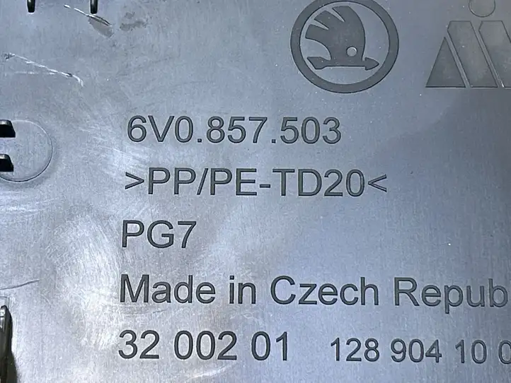 Skoda Fabia Mk3 (NJ) (2015 - 2021) 6V0857503 Прочие детали салона — фото 3