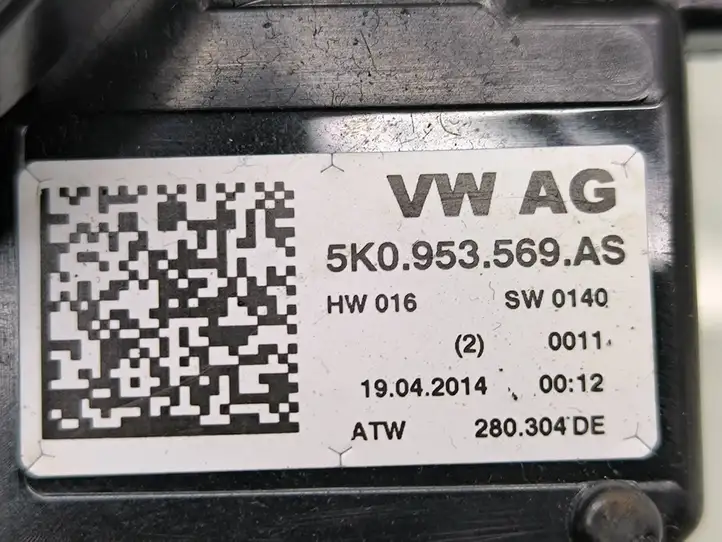Volkswagen PASSAT B7 (2011 - 2014) 5K0953569AS Контактное кольцо SRS — фото 7