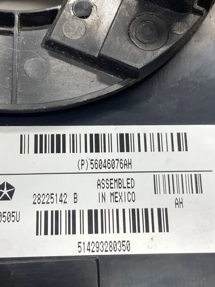 Dodge Ram (2008 - ) 56046076AH Контактное кольцо SRS — фото 4
