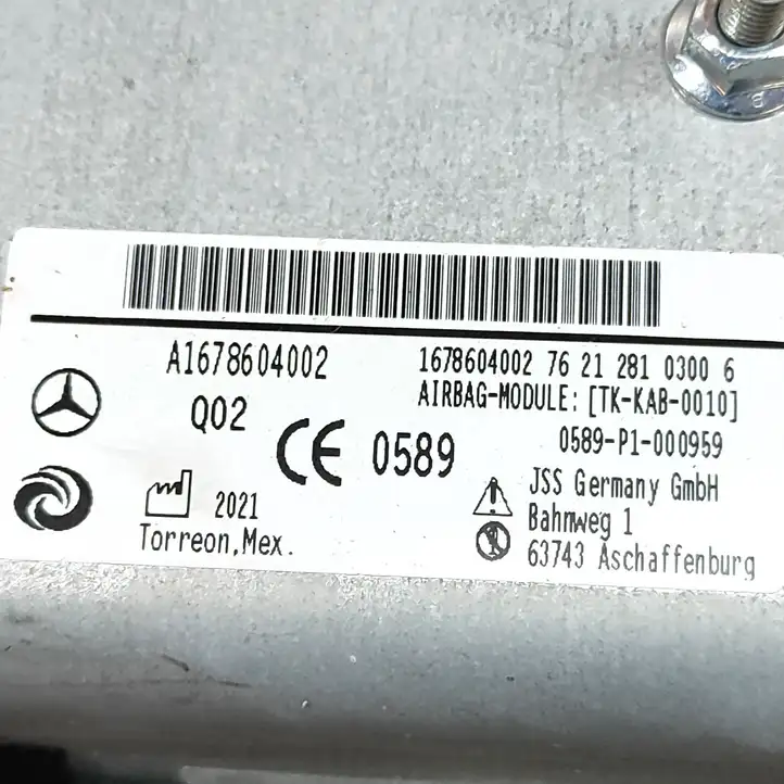 Mercedes-Benz GLE W167 (2019 - ) A1678604002 Коленная подушка безопасности — фото 6