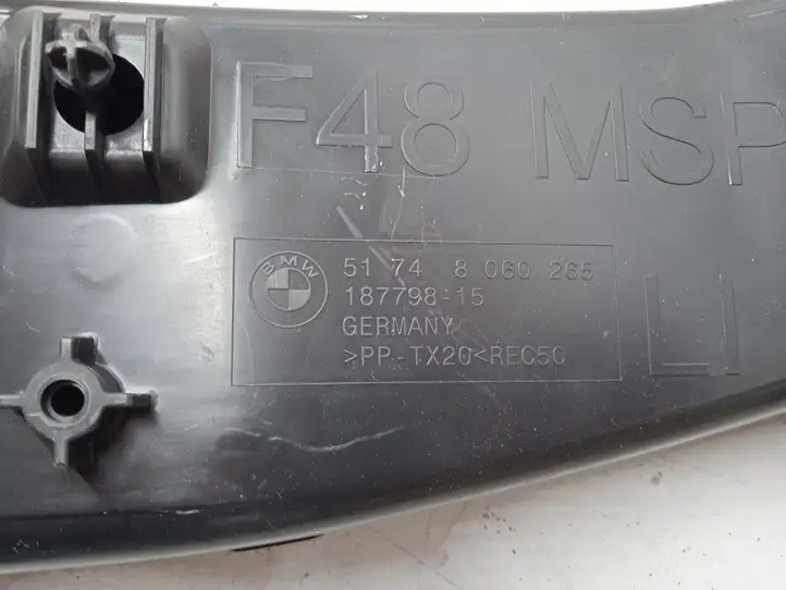 BMW X1 F48 F49 (2015 - 2022) 51748060265 Воздуховод охлаждения тормозов — фото 3