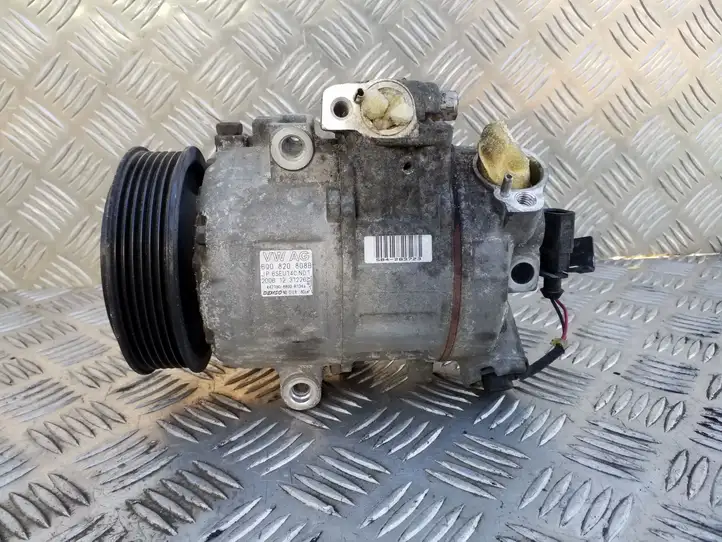 Volkswagen Polo (2005 - 2009) 6Q0820808B Компрессор (насос) кондиционера воздуха — фото 1