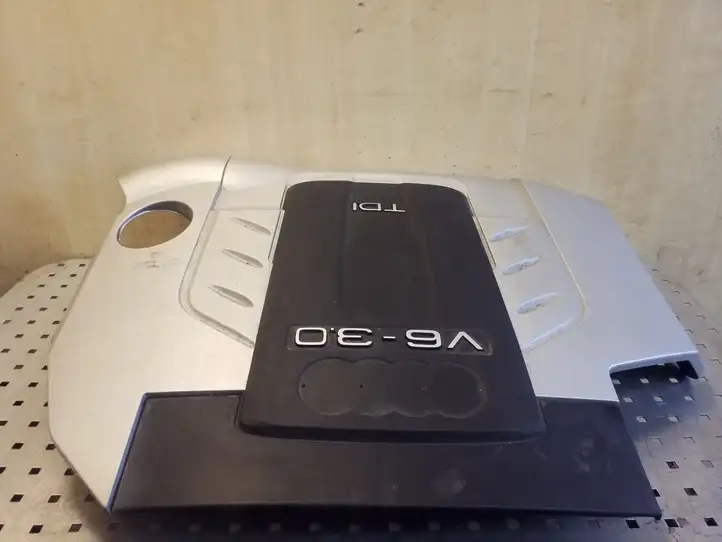 Audi Q7 4L (2005 - 2009) 4L0103925 Крышка двигателя декоративная — фото 2