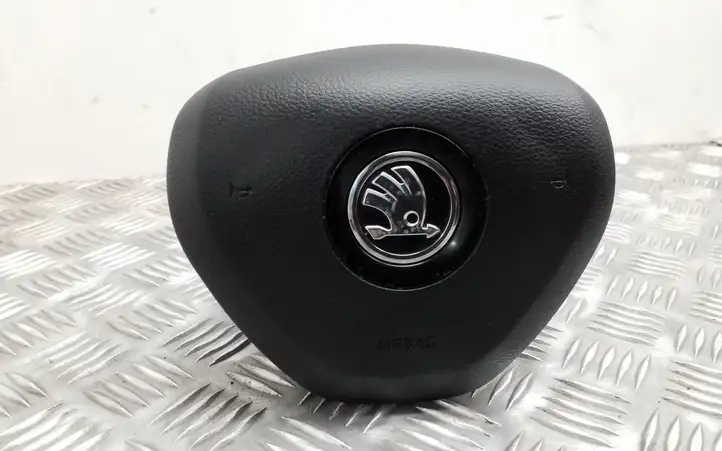 Skoda Octavia Mk3 (5E) (2013 - 2019) 5E0880201B Подушка безопасности руля — фото 1