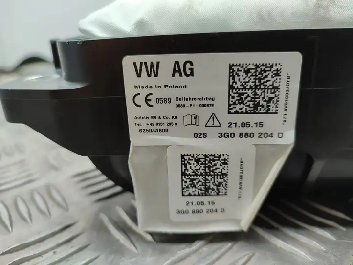Volkswagen PASSAT B8 (2015 - ) 5G0880201J Комплект подушек безопасности — фото 23
