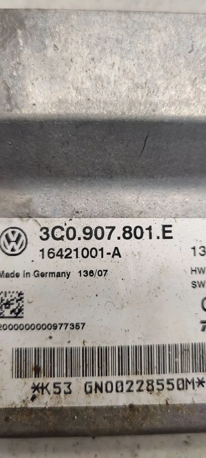 Volkswagen PASSAT B6 (2005 - 2010) 3C0907801E Блок управления стояночным тормозом — фото 4