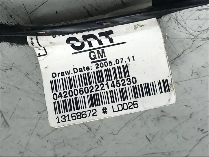 Opel Zafira B (2006 - 2008) 13158672 Жгут проводов крышки багажника — фото 2