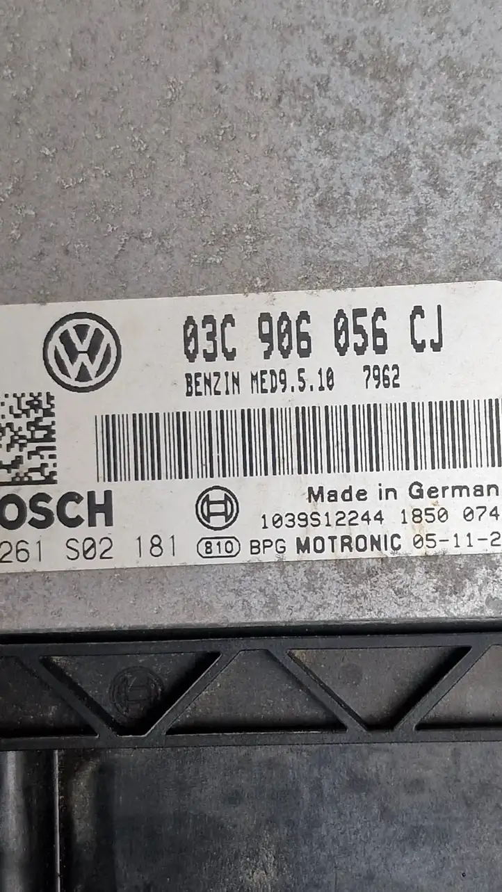 Volkswagen Touran I (2003 - 2010) 03C906056CJ Блок управления двигателем (ЭБУ) — фото 4