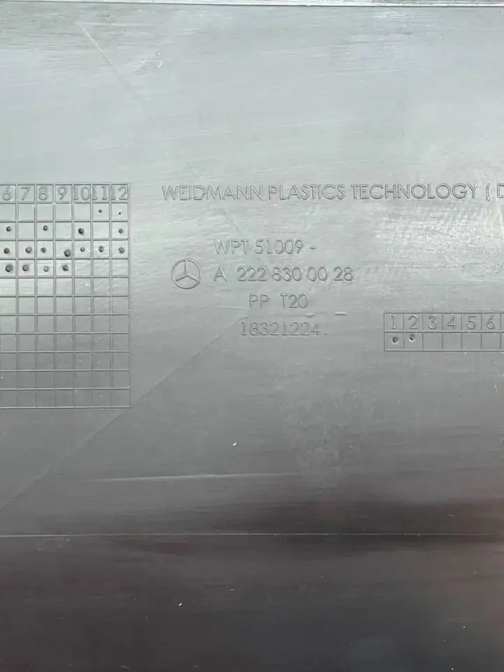 Mercedes-Benz S W222 (2013 - ) A2228300028 Жабо стеклоочистителей — фото 5