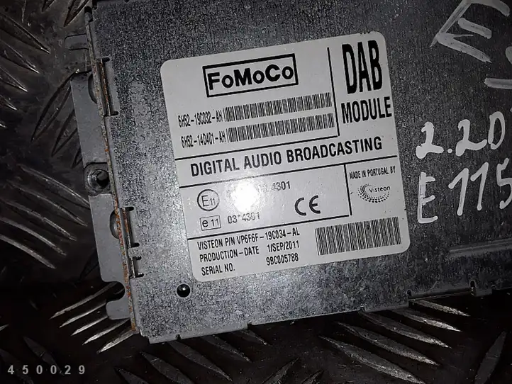 Jaguar XF (2007 - 2015) vp6f6f19c034al Блок Hi-Fi аудиосистемы — фото 2