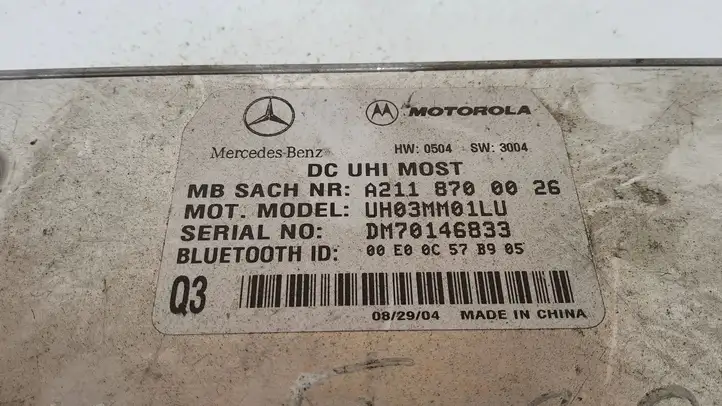 Mercedes-Benz E W211 (2002 - 2009) A2118700026 Блок GSM — фото 3