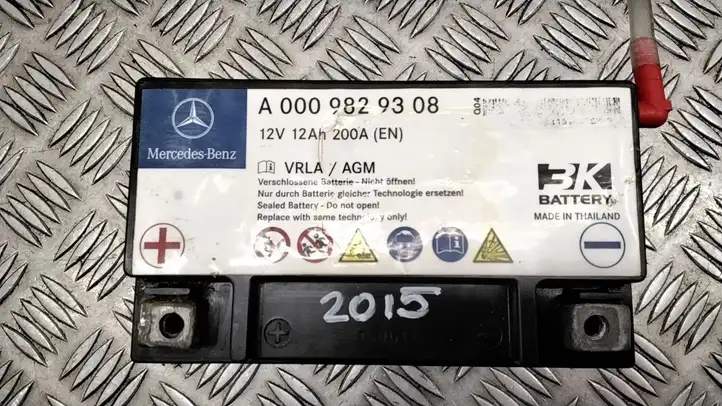 Mercedes-Benz E W212 (2009 - 2016) A0009829308 Аккумулятор — фото 2